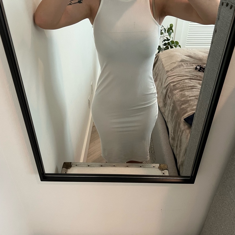 Beautiful Long White Fashion Nova Dress